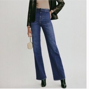 Reformation Amelie High Rise Wide Leg Jeans Size 26 euc
